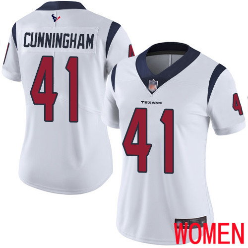 Houston Texans Limited White Women Zach Cunningham Road Jersey NFL Football #41 Vapor Untouchable->women nfl jersey->Women Jersey